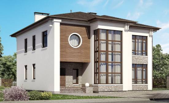 300-005-П Проект двухэтажного дома, большой домик из кирпича | Проекты домов от House Expert