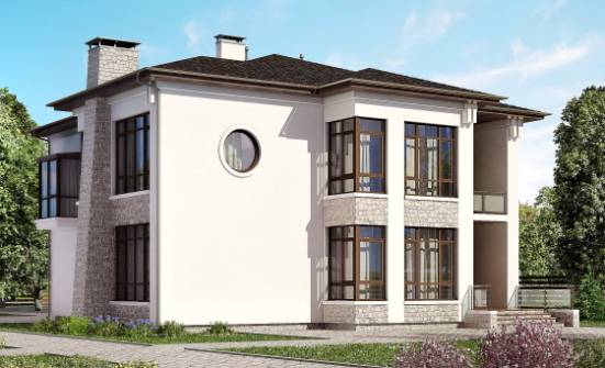 300-005-П Проект двухэтажного дома, большой домик из кирпича | Проекты домов от House Expert