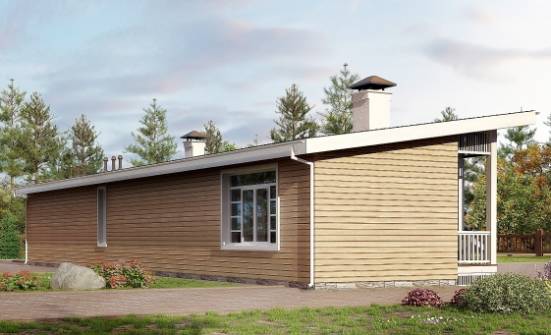 110-004-Л Проект бани из кирпича | Проекты одноэтажных домов от House Expert