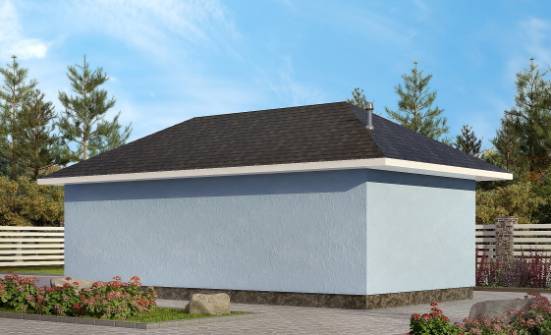 040-001-Л Проект гаража из газосиликатных блоков | Проекты домов от House Expert
