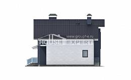 150-005-П Проект двухэтажного дома мансардой, уютный домик из газосиликатных блоков, House Expert