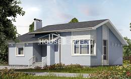 110-003-Л Проект одноэтажного дома, классический коттедж из бризолита, House Expert