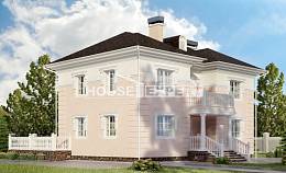 155-005-Л Проект двухэтажного дома, классический дом из газобетона, House Expert