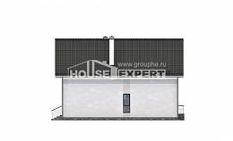 200-007-Л Проект двухэтажного дома с мансардой, гараж, простой домик из газосиликатных блоков, House Expert