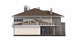 500-001-П Проект трехэтажного дома, гараж, красивый дом из кирпича, House Expert