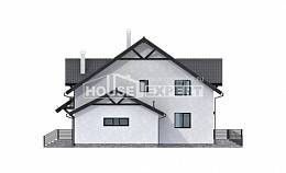 290-003-П Проект двухэтажного дома мансардой, классический дом из газобетона, House Expert