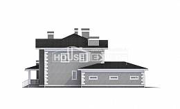 245-004-Л Проект двухэтажного дома, гараж, классический домик из кирпича, House Expert