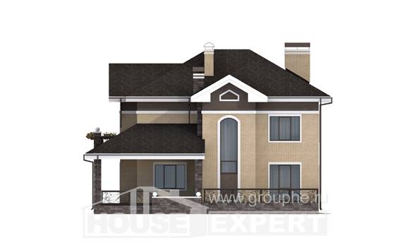 200-006-П Проект двухэтажного дома, уютный дом из кирпича, House Expert
