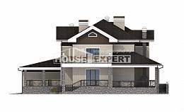 365-001-Л Проект трехэтажного дома и гаражом, уютный коттедж из кирпича, House Expert