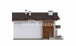 180-009-П Проект двухэтажного дома с мансардным этажом, современный загородный дом из кирпича, House Expert