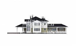 620-001-Л Проект трехэтажного дома и гаражом, красивый дом из пеноблока, House Expert