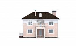 155-005-Л Проект двухэтажного дома, недорогой дом из пеноблока, House Expert