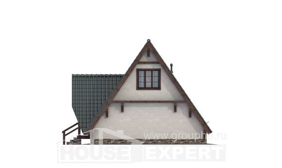 070-003-П Проект двухэтажного дома мансардный этаж, дешевый дом из дерева, House Expert
