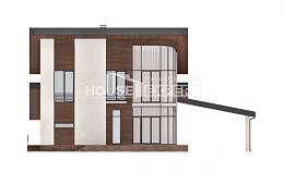 230-001-П Проект двухэтажного дома с мансардным этажом, просторный дом из кирпича, House Expert