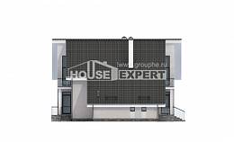 200-007-Л Проект двухэтажного дома с мансардой, гараж, простой дом из блока, House Expert