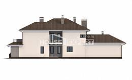 500-001-П Проект трехэтажного дома и гаражом, красивый загородный дом из кирпича, House Expert