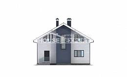 150-005-П Проект двухэтажного дома с мансардным этажом, уютный домик из твинблока, House Expert