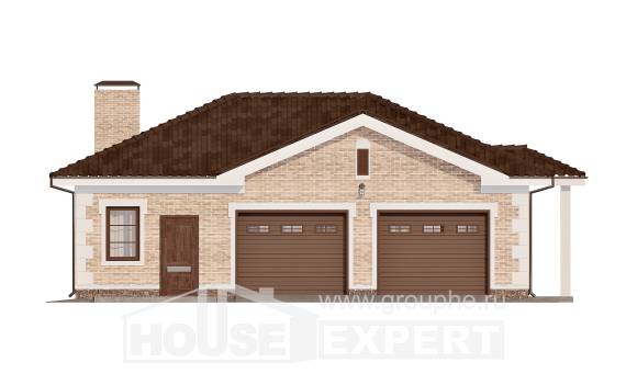 070-005-П Проект гаража из кирпича, House Expert