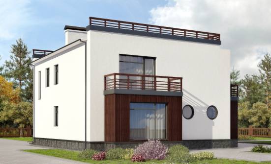 215-002-П Проект двухэтажного дома, простой дом из арболита | Проекты домов от House Expert