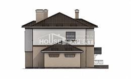 290-004-Л Проект двухэтажного дома, гараж, большой загородный дом из кирпича, House Expert