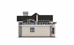 150-013-П Проект двухэтажного дома мансардой, современный коттедж из кирпича, House Expert