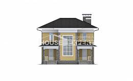 155-011-Л Проект двухэтажного дома, классический загородный дом из керамзитобетонных блоков, House Expert