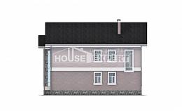170-008-П Проект двухэтажного дома, экономичный домик из теплоблока, House Expert
