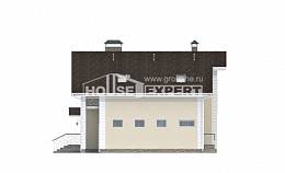 150-002-Л Проект двухэтажного дома мансардный этаж и гаражом, красивый дом из блока, House Expert