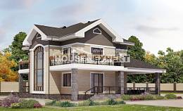 200-006-П Проект двухэтажного дома, средний домик из кирпича, House Expert