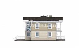 210-005-Л Проект двухэтажного дома, красивый домик из твинблока, House Expert