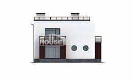 215-002-П Проект двухэтажного дома, современный дом из поризованных блоков, House Expert