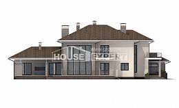 500-001-П Проект трехэтажного дома и гаражом, просторный дом из кирпича, House Expert