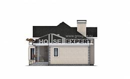 150-013-П Проект двухэтажного дома мансардой, классический дом из кирпича, House Expert