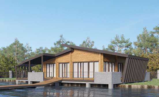 100-007-П Проект бани из бревен | Проекты одноэтажных домов от House Expert