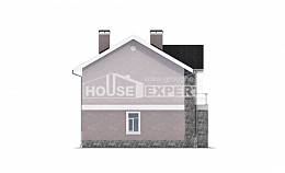 170-008-П Проект двухэтажного дома, небольшой дом из керамзитобетонных блоков, House Expert