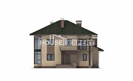 305-003-П Проект двухэтажного дома, современный дом из бризолита, House Expert