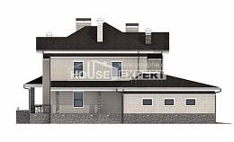 365-001-Л Проект трехэтажного дома и гаражом, красивый загородный дом из кирпича, House Expert