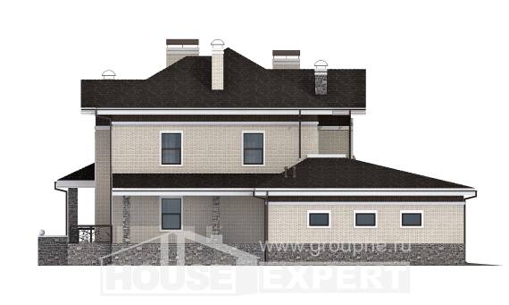 365-001-Л Проект двухэтажного дома, гараж, современный домик из кирпича, House Expert