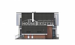 200-007-П Проект двухэтажного дома с мансардой и гаражом, средний коттедж из керамзитобетонных блоков, House Expert