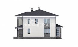 155-011-П Проект двухэтажного дома, красивый дом из пеноблока, House Expert