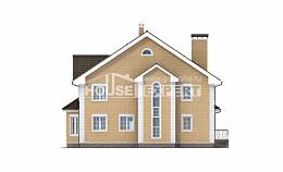 320-003-Л Проект двухэтажного дома, красивый домик из поризованных блоков, House Expert