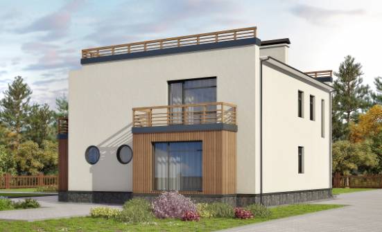 215-002-Л Проект двухэтажного дома, уютный дом из керамзитобетонных блоков | Проекты домов от House Expert