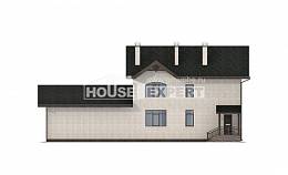 340-004-Л Проект двухэтажного дома, огромный домик из твинблока, House Expert
