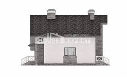 180-017-Л Проект двухэтажного дома мансардой и гаражом, простой загородный дом из газосиликатных блоков, House Expert