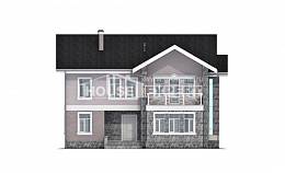 170-008-П Проект двухэтажного дома, простой домик из бризолита, House Expert