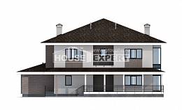 275-002-П Проект двухэтажного дома, гараж, классический домик из кирпича, House Expert