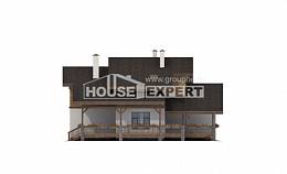 210-006-П Проект двухэтажного дома с мансардой, красивый дом из кирпича, House Expert