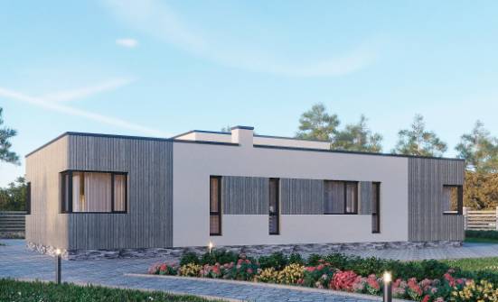 175-001-Л Проект одноэтажного дома, доступный загородный дом из поризованных блоков, House Expert